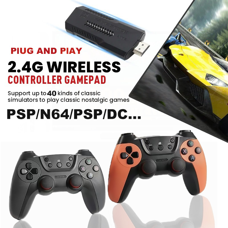 Retro Gaming N64 - X2 Pro Retro Videogameconsole, met oplaadbare