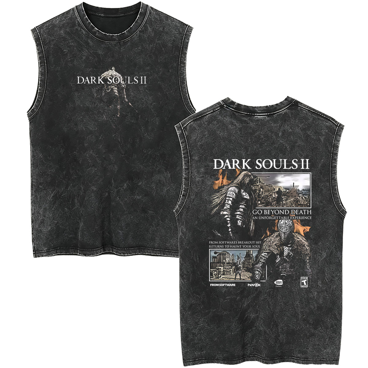Gewassen Vintage Game Dark Sou - Retro Gaming T Shirt recensie en prijs