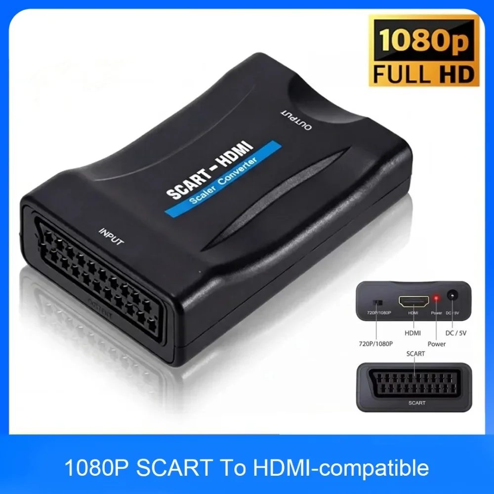 SCART naar HDMI-compatibele co - Scart To Hdmi recensie en prijs