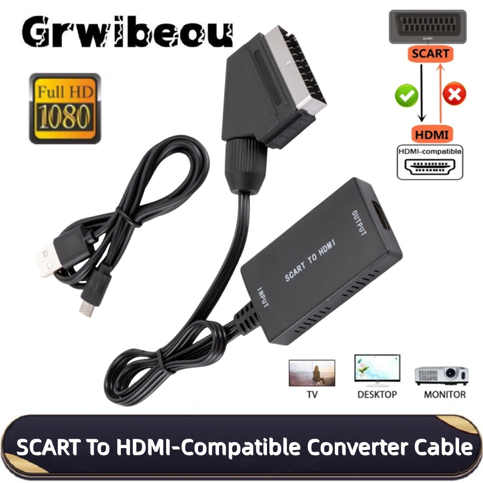 HD1080P SCART naar HDMI-compat - Scart To Hdmi recensie en prijs